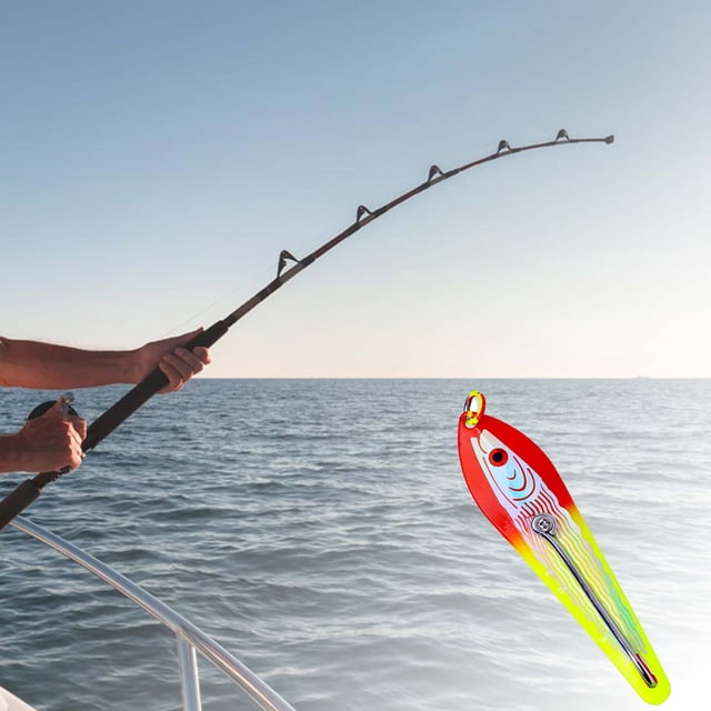 Fishing Lure Bright Color Great Fidelity for All Water Area Easy Installation Anti-rust Angling Sharp Hook Reusable Angling Hard Bait Fishing Supplies