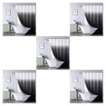 thumbnail image 3 of Advancent Cortina de ducha de PEVA no pasante para baños extra gruesos e higiénicos Negro 90*180 Negro Type2 NO2, 3 of 6