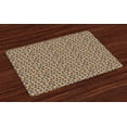 thumbnail image 1 of Ambesonne Owl Place Mats Set of 4, Cartoon Avian Animal Design, Standard Size, Multicolor, 1 of 4