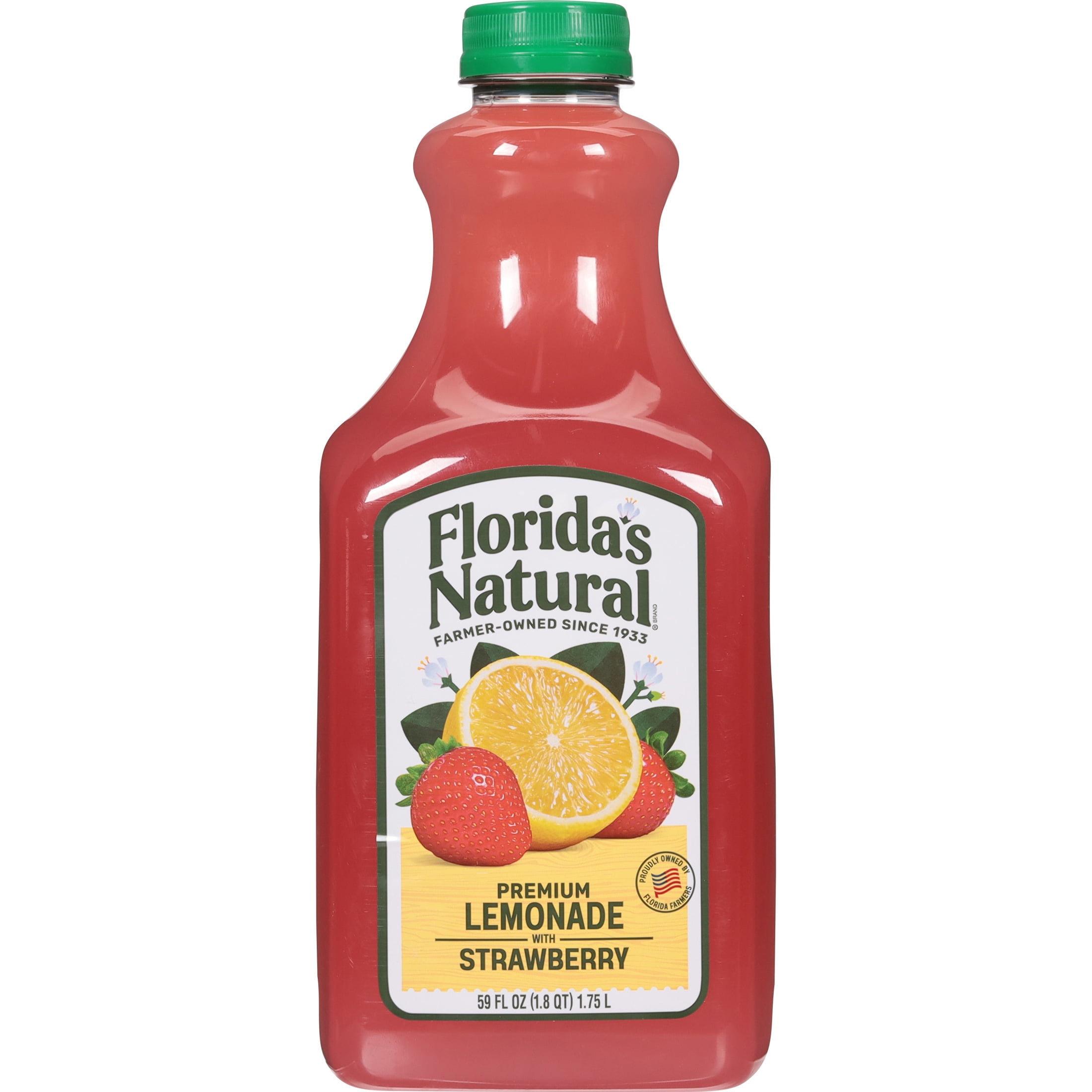 Florida's Natural Strawberry Lemonade 59 oz Refreshing Made with