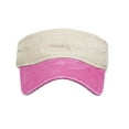 thumbnail image 4 of MOJOGO Women's Visors Color Block Sun Visor Adjustable Sun Caps for Golf Running Tennis Hiking Hot Pink Free Size, 4 of 4