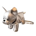 thumbnail image 3 of KOYPTL French Bulldog-Shaped Bag Small Dog Cross-Body Single-Shoulder Bag Plush Animal Tote Bag Mini Corssbody Shoulder Purse Holiday Birthday Unique Gifts for Women Wife Girlfriend PU Leather Silver, 3 of 8
