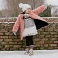 thumbnail image 3 of Vedolay Girl's 2023 Jackets Girl's Winter Puffer Coat with Pockets and Hood,Pink 6-7 Years, 3 of 4