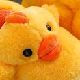 thumbnail image 7 of NIEWTR Cute Plush Chick Duck Slippers Toddler Boys Girls Warm Slippers Boots Kids Fuzzy Winter Indoor Bedroom Household Home Shoes, 7 of 7