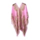 thumbnail image 2 of Vestido capa de gasa para mujer, accesorios de gasa con estampado floral para la playa Rosa, 2 of 8