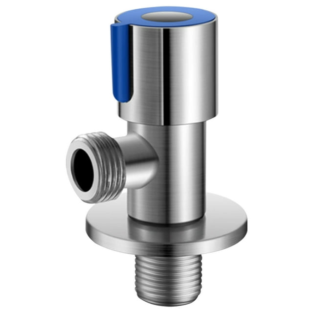 Yeacher G1/2 Triangle Valve Stainless Steel Water Sink Bathroom Toilet Kitchen Shower Plumbing Angle Valve