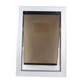thumbnail image 1 of Dog Door, Lockable Wall Entry Pet Door With Sliding Lock Panel And Transparent Tinted Flap Weatherproof Aluminum Large Small Dog Flap Door For Sliding Door And Screen Door, 1 of 8
