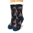 thumbnail image 3 of OoohGeez Women's House Sherpa Cute Slipper, Fluffy Fuzzy Grippers Socks, Poopy, Size 5-10, 3 of 3