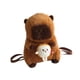 thumbnail image 3 of Mochila de peluche con forma de para adultos y niños, bonita bolsa de hombro con dibujos animados para vacaciones Sosteniendo, 3 of 9