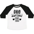 thumbnail image 3 of Inktastic Ohio Awesome Since 1803 Boys or Girls Toddler T-Shirt, 3 of 5