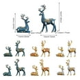thumbnail image 2 of Wweixi Figurine Decoration Add Charm And Unique Style To Home Handmade Crafts General deer/gold 1Set, 2 of 6