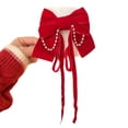 thumbnail image 1 of Wmool Pince à Cheveux Nœud Rouge Pince à Cheveux de Noël Année Chinoise Rouge F7O8 Événement Nœud, 1 of 9