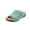 Green, variant on Comfortable Wedge Sandals for Women: Stable Wedge & Anti-slip Outsole for Confidence Walking - Breathable & Adjustable for Summer Daily Wear Dark Blue 36