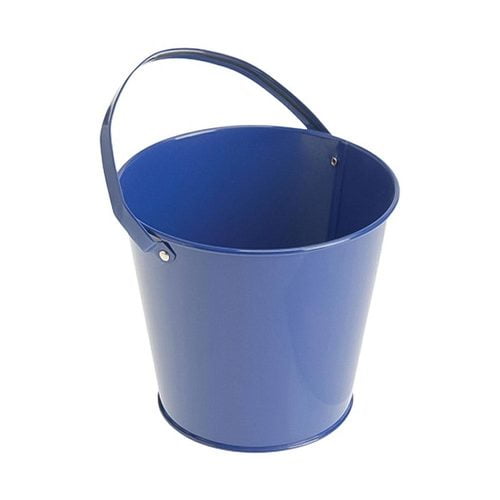 METAL BUCKET BLUE 43/4"