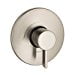 Brushed Nickel Pressure Balance - Hansgrohe 04233820 S Pressure Balance Trim, Brushed Nickel