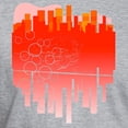thumbnail image 3 of CafePress - Abstract Guitar City T Shirt - Fitted T-Shirt, Vintage Fit Soft Cotton Tee, 3 of 4