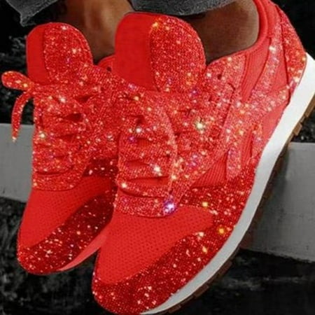 

Clearance! Women Shoes Soft Sneakers Shiny Sock Shoes Woman Comfortable Casual Loafers Shoes Slip On Female Shoes