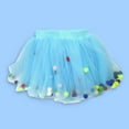thumbnail image 2 of LEEy-world Robe de Princesse pour Petites Filles, Manches Volantes, Imprimé Fleurs, Volants, Robe d'Été de Plage, Robe de Fête, Bleu Clair, 2 of 5