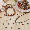 thumbnail image 2 of 180pcs 12 colors Handmade Porcelain Beads Round Fancy Antique Glazed Porcelain Mixed color 9x7.5mm Hole: 2.5mm 15pcs/color, 2 of 5