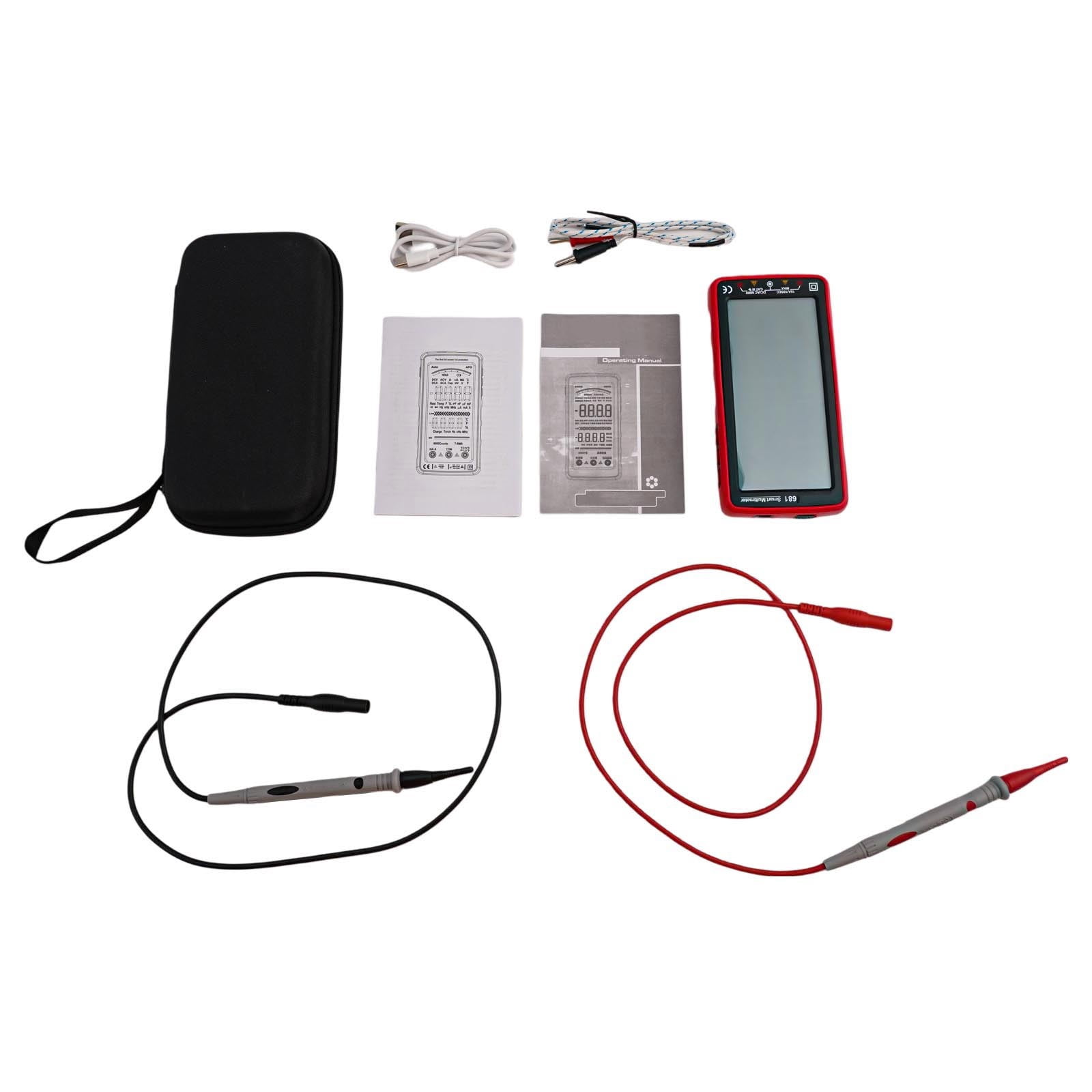 Aneng 681 Rechargeable Digital Professional Multimeter Non-Contact Voltage Tester Ac/Dc Voltmeter Lcd Screen Current Tester