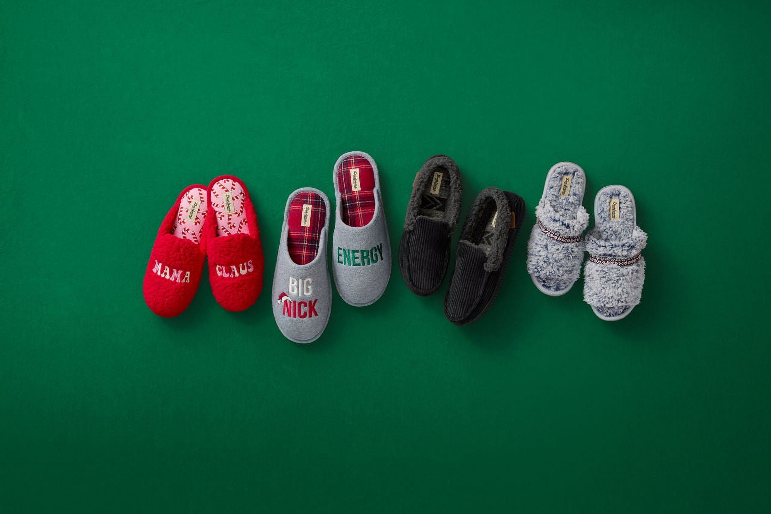 Dearfoams Cozy Comfort Men's Big Nick Scuff Slippers