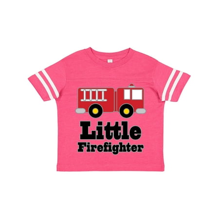 

Inktastic Little Firefighter Fire Engine Gift Toddler Boy or Toddler Girl T-Shirt