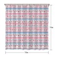 thumbnail image 5 of Pioneer Flower Floral Print Pattern Shower Curtain 72"x72" ,Bathroom Decorative Shower Curtains Set with 12 Hooks,Modern Waterproof Washable Shower Curtain, 5 of 6