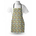 thumbnail image 4 of Bacon Apron, Coffee Eggs Bacon Sausage Pancakes Croissant Pattern Delicious Tasty Pastry Theme, Unisex Kitchen Bib with Adjustable Neck for Cooking Gardening, Adult Size, Multicolor, by Ambesonne, 4 of 4