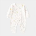 thumbnail image 2 of Gibobby Baby Onesies Comfortable Long Sleeved Crew Neck Bodysuit Color Ribbed 0 3 6 9 12 18 24Months Newborn Jumpsuit Soft Unisex Baby Clothes(1-3 Months,Sky Blue), 2 of 4