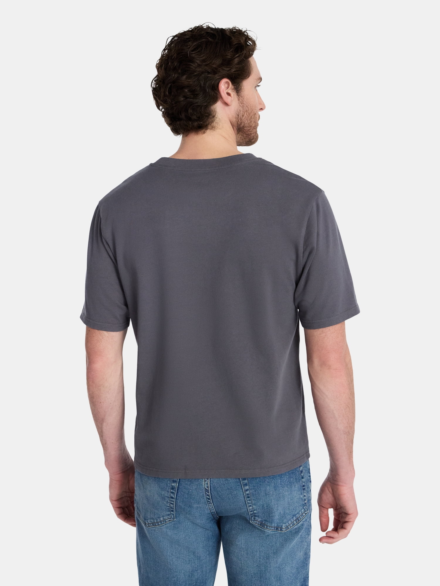 Shania Twain Men's & Big Men's Boxy Fit Washed Cotton Graphic Tee, Sizes XS-5XL