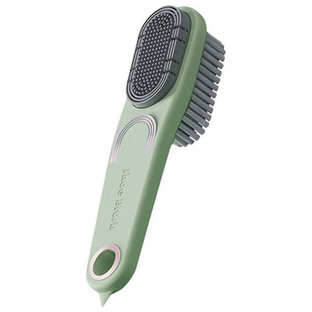 

Dengmore Household Cleaning Brush Soft Bristle Brush Kitchen Washing Utensils Brushes Stain Removal Pot Brush Cleaner Short Handle Brush for Shoes Clothes