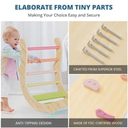 BlueWood Pikler Triangle Set Indoor Jungle Gym Foldable Wooden 8-in-1 3-Piece