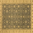 thumbnail image 1 of Ahgly Company Indoor Square Oriental Brown Traditional Area Rugs, 6' Square, 1 of 4