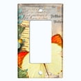 thumbnail image 5 of Metal Light Switch Plate Cover Nature Butterfly Scripture Damask Beige BUT034, 5 of 13