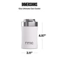 thumbnail image 5 of RTIC 12 oz Stainless Steel Insulated Ultimate Can Cooler, Fits 12oz Cans, White, 5 of 8