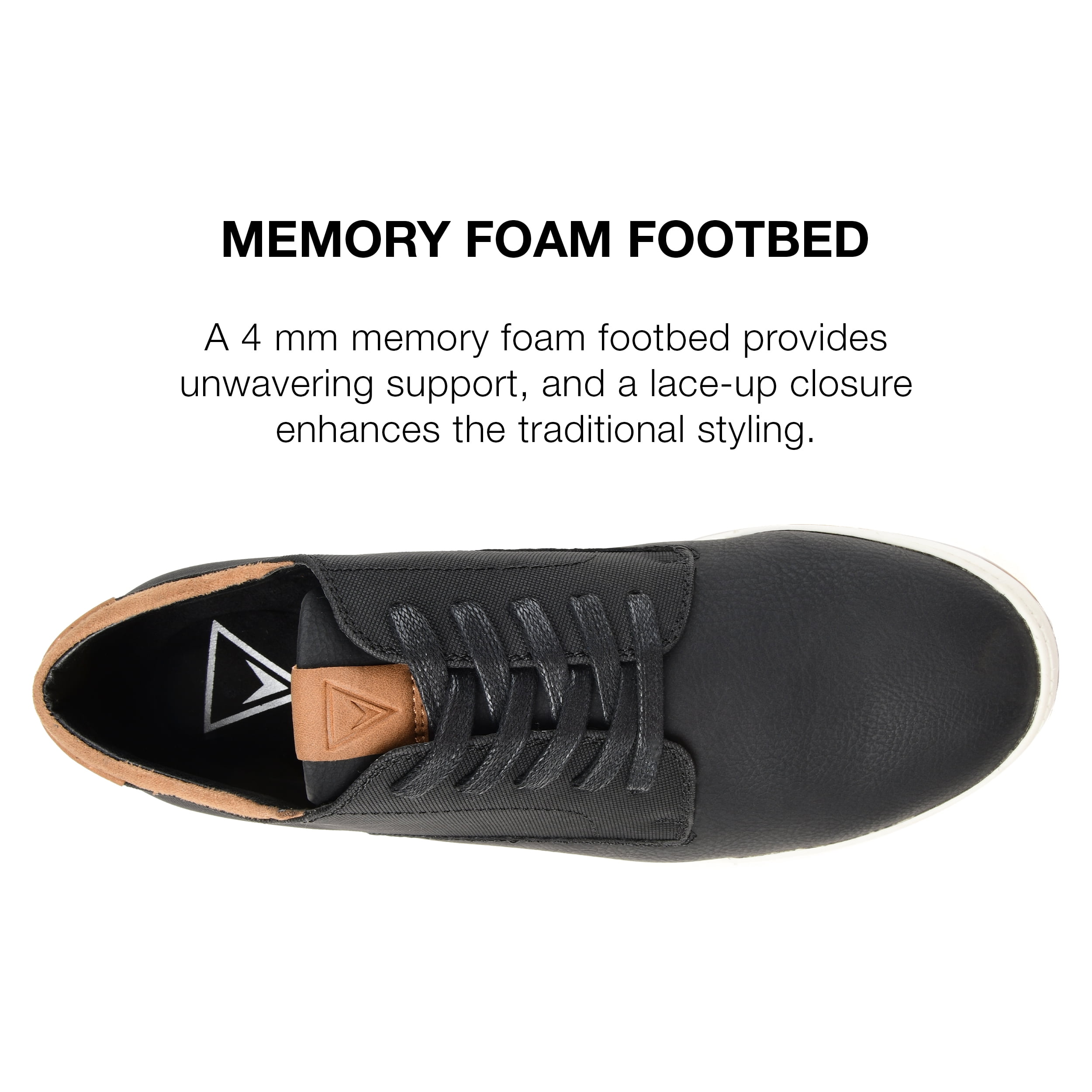 Vance Co. Mens Aydon Tru Comfort Foam Lace-up Casual Sneaker