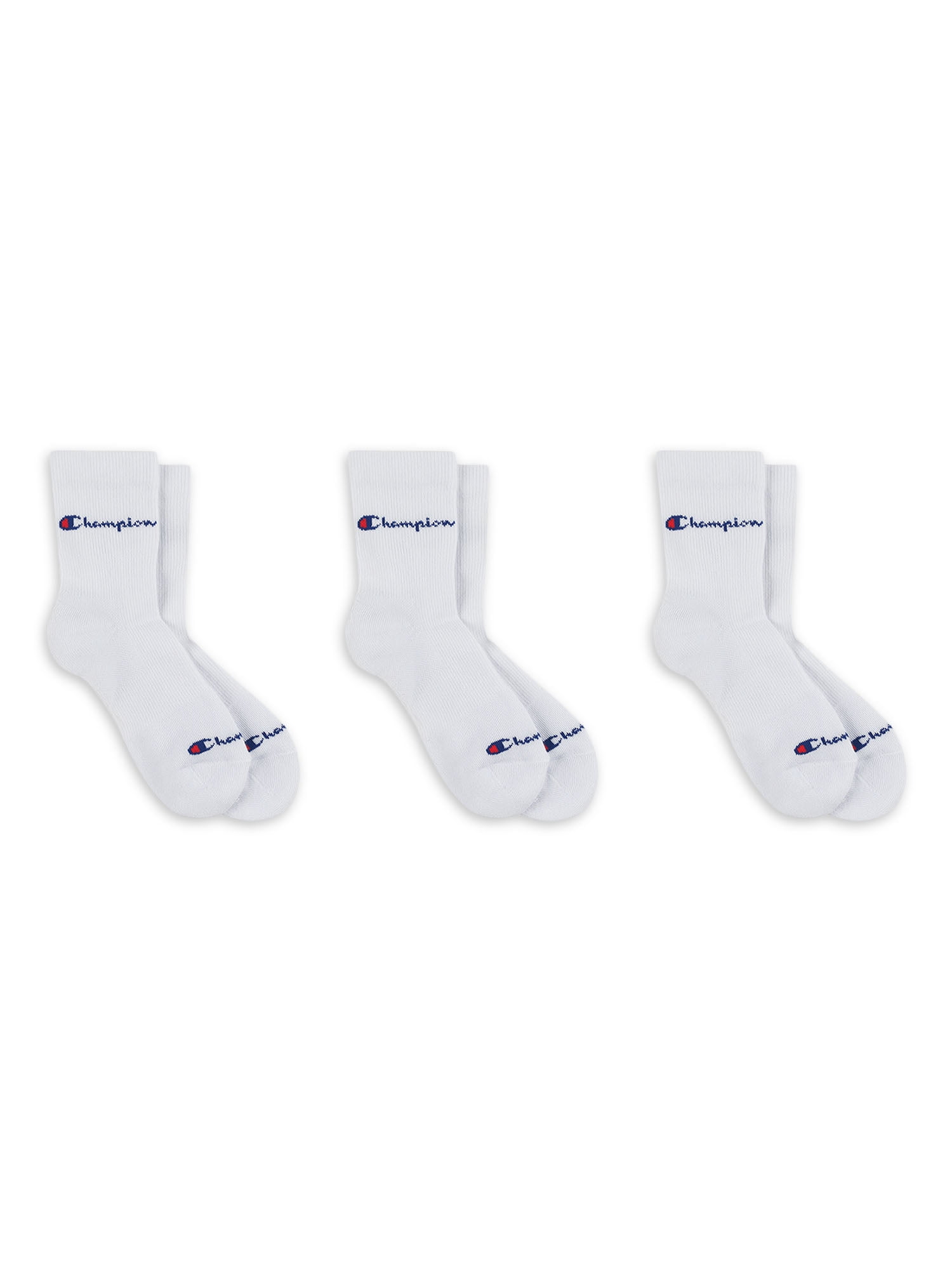 Champion Women Compression Mid Crew Sock 3 Pack
