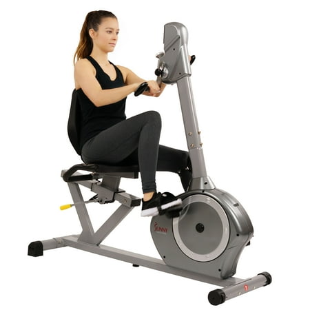 Sunny Health & Fitness SF-RB4631 Recumbent Exercise Bike, 350lb (Best Spin Bike For Tall Person)