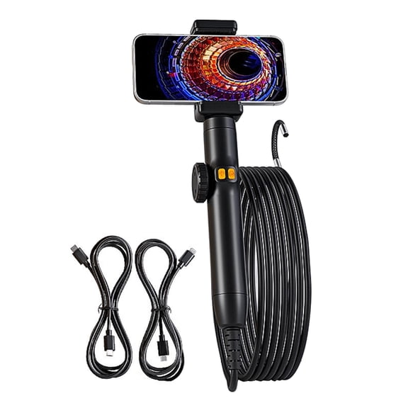 Sinyiin Industrial Endoscope Inspection Camera Articulating Borescope Camera 6mm Lens