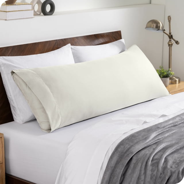 Bare Home Body Pillowcase - Envelope Closure - Ultra Soft - Double Brushed - Cream