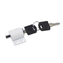 Bolt Sliding Door Lock Patio Anti-Theft Door Locks Easy Install Protection Security White/Silver/Black Easy To Install White Fangkenuo