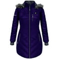 thumbnail image 2 of ActionHeat Women's 5V Battery Heated Long Puffer Jacket W/ Fur Hood - Indigo - S, 2 of 9