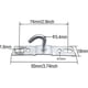 thumbnail image 2 of Ganchos de techo de 95 mm para lámpara de techo, placa base, gancho para lámpara de techo, montaje con tornillo, hierro galvanizado resistente para ventiladores de techo de lámparas europeas., 2 of 5