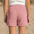 thumbnail image 3 of Girls Shorts Pull on Pink Shorts Elastic Waist Summer Vacation Shorts 16-17 Years, 3 of 4