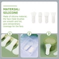 thumbnail image 3 of White Silicone Face Mask Applicator Brush for Even Application and Travel Use 4pcs, 3 of 8