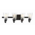 thumbnail image 6 of 41904-ESP-CS Craftmade Lighting Grace 4 Light Transitional/Modern & Contemporary Bath Vanity - 27.5 inches wide by 8 inches high-Espresso Finish-Clear, 6 of 7