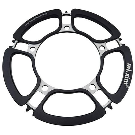 Road Bike Chain Aluminum 56T Chainring 130 BCD Narrow Wide Chain Black ...