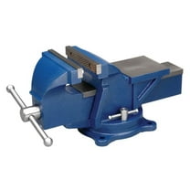 Wilton 11106 6" Jaw General Purpose Steel Swivel Base Anvil Bench Vise, Blue