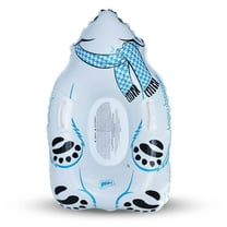 Wham-O Snowboogie Animal Tube 44" Polar Bear | Single Rider Snow Sleds | Inflatable Sled with Soft Handles | Slick Bottom for Speed & Control | Snow Sledding for Adults & Children | Holidays & Winter