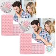 thumbnail image 1 of Oleegame Moule à Biscuits 2 Pcs Moule à Gâteau en Forme de Cœur 24 Moule en Silicone Forme de Cuisson Amour en Forme de Cœur Rose, 1 of 2
